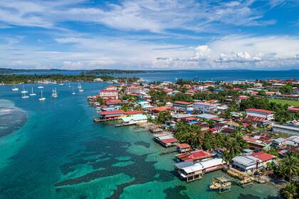 La Isla Colón, en Bocas del Toro, Panamá
