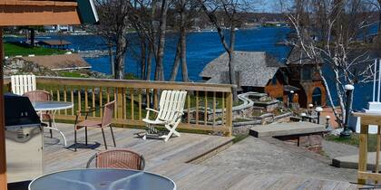 La isla cuenta con dos residencias amuebladas para 16 huéspedes