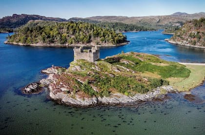 La isla de Deer se ubica en las Tierras Altas de Escocia