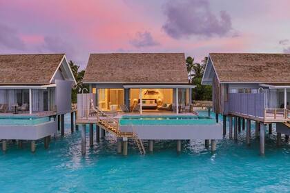 La isla de Kuramathi queda a 20 minutos de vuelo de Malé, capital de Maldivas.