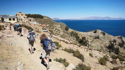 La Isla del Sol, en el lago Titicaca