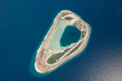 La isla Nukutepipi de la Polinesia Francesa.