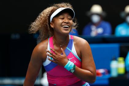 La japonesa Naomi Osaka volvió a sonreir en una cancha