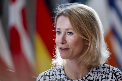 La jefa de política exterior de la Unión Europea, Kaja Kallas, sostuvo que el bloque no tiene interés en iniciar una pelea pero aseguró que mantendrán su posición (AP Foto/Geert Vanden Wijngaert)