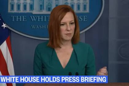 La jefa de prensa de la Casa Blanca, Jen Psaki, admitió que la presidencia se toma seriamente los avistamientos de ovnis