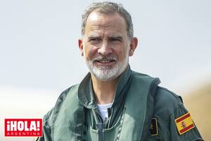 Al más puro estilo Top Gun, piloteó el avión en el que se formará su hija, la princesa Leonor