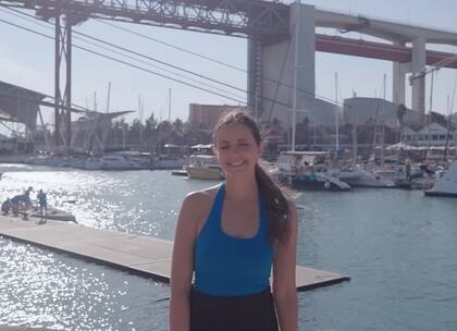 La joven aseguró que planea quedarse en Portugal y comprar una casa allí