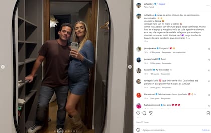 La joven compartió fotos de su embarazo (Foto: Instagram @sofialdrey)