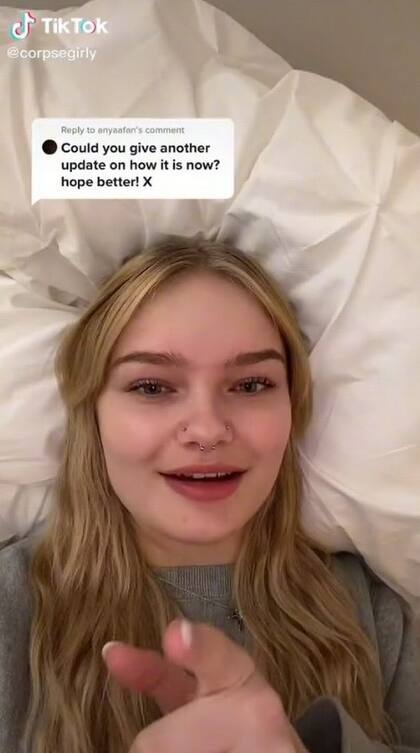 La joven compartió su experiencia en redes sociales (Crédito: TikTok)