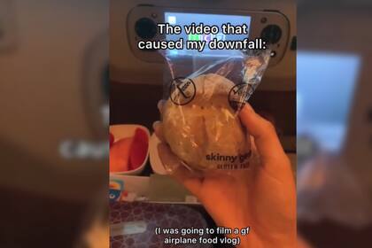 La joven consumió el alimento no permitido en su dieta y vivió un calvario (Captura video)