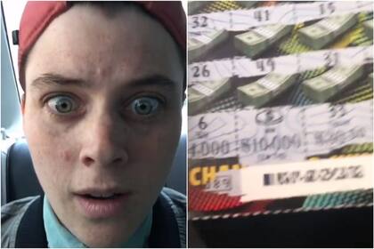 La joven creyó que había ganado US$10.000 a la semana de por vida; estaba equivocada