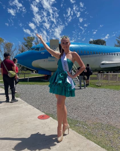 La joven fue elegida como la representante de la provincia de Santa Fe.