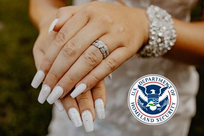 La joven obtuvo su green card por la vía del matrimonio en tiempo récord