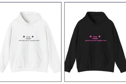 La joven relacionó su detención en el aeropuerto con su marca de indumentaria con mensajes anti Trump