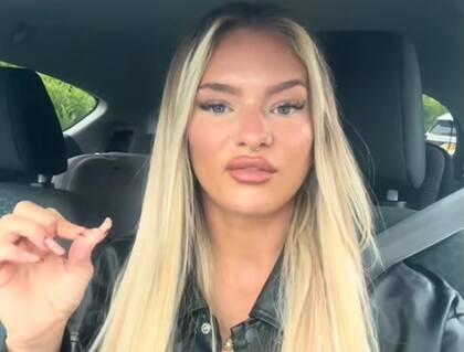 La joven relató su experiencia a través de un video en su canal de TikTok, @skyevrx