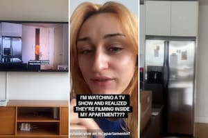 La joven se había mudado hace un mes al departamento y quedó sorprendida al descubrir que todas las escenas de la última temporada habían sido grabadas allí