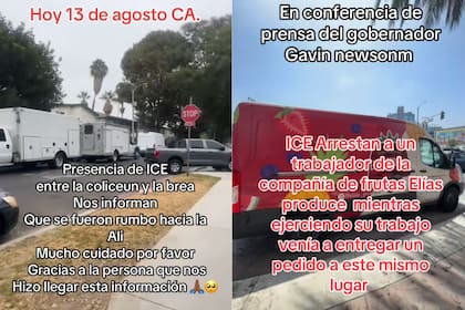 La joven utilizaba su perfil de TikTok para advertir de la presencia del ICE en California