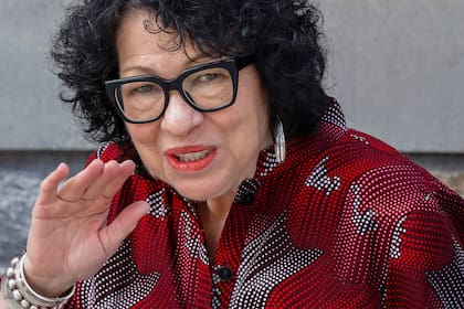 La jueza de la Corte Suprema de Estados Unidos Sonia Sotomayor.
