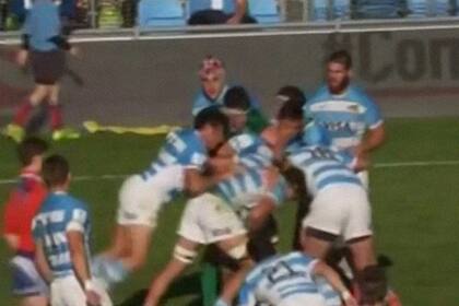 La jugada que provocó la expulsión de Pulella