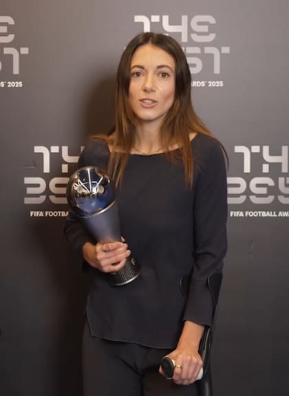 La jugadora no estuvo presente en la ceremonia