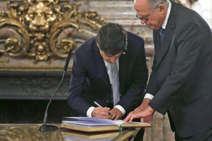 La jura de Hernán Lacunza