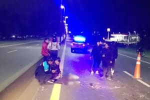 Un motociclista murió al chocar contra una caravana de motos, que frenó de golpe