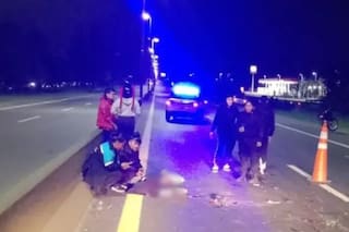 Un motociclista murió al chocar contra una caravana de motos, que frenó de golpe