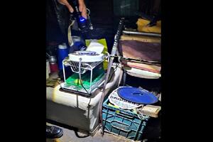 La katana secuestrada en la escena del doble crimen de General Pacheco