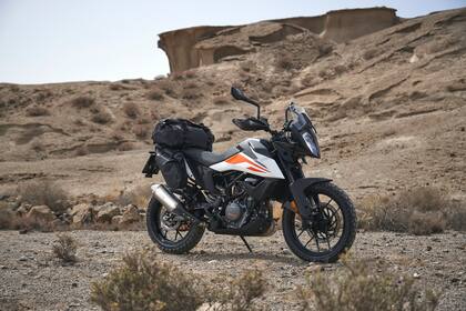 La KTM 390 Adventure tiene un diseño funcional para realizar largos viajes