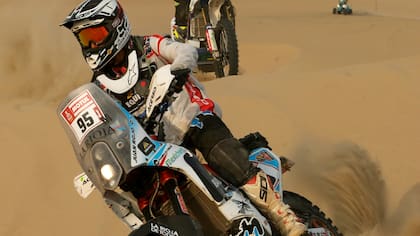 La KTM de Rojo es reparada por el propio joven de Chilecito, que debutó en 2016