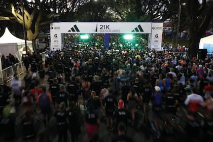 La largada de la Media Maratón