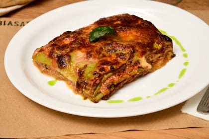 La lasagna, otro imperdible de Biasatti