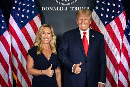 La legisladora republicana Marjorie Taylor se volvió una crítica de Trump