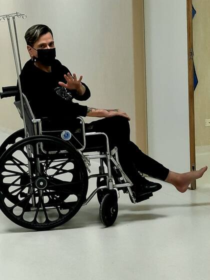 La lesión que tiene en el tobillo izquierdo le demandará varias sesiones de kinesiología