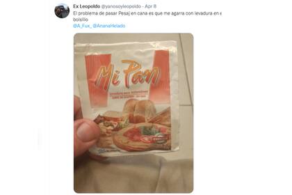 La levadura que iba a utilizar para amasar el pan para la gente de la calle