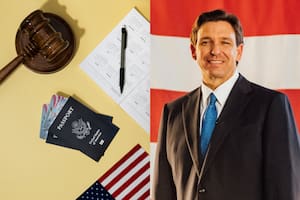 La ley de Ron DeSantis que evita que los migrantes caigan en la “trampa”