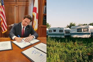 La ley que firmó DeSantis en Florida e impactará a quienes vivan en casa rodantes