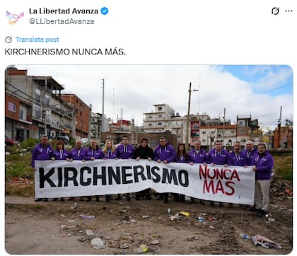 La Libertad Avanza lanza su campaña para las elecciones provinciales de septiembre (X: @LLibertadAvanza)