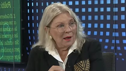 La líder de la Coalición Cívica ARI, Elisa Carrió.