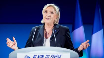 La líder de la extrema derecha, Marine Le Pen