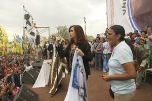 Milagro Sala se diferenció del Gobierno y apuntó contra Alberto y Cristina
