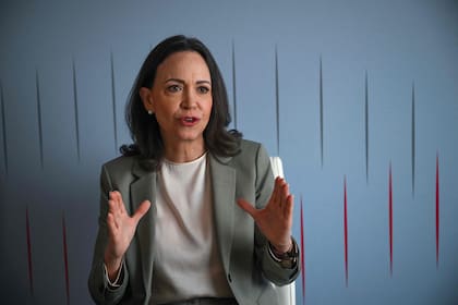 La líder opositora María Corina Machado