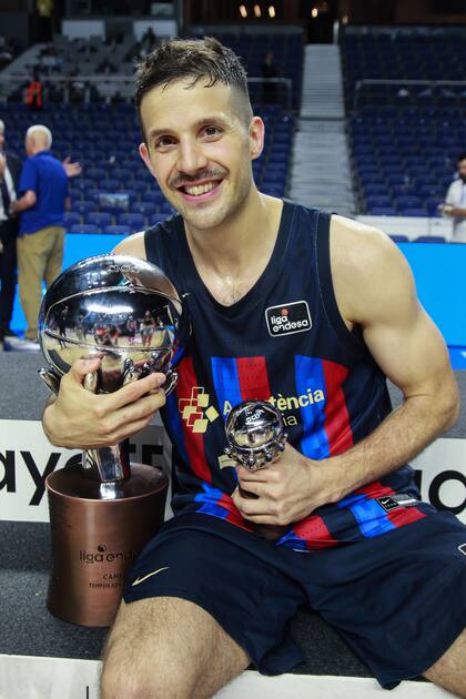 La Liga ACB es el segundo torneo que Laprovittola ganó con la camiseta de Barcelona.