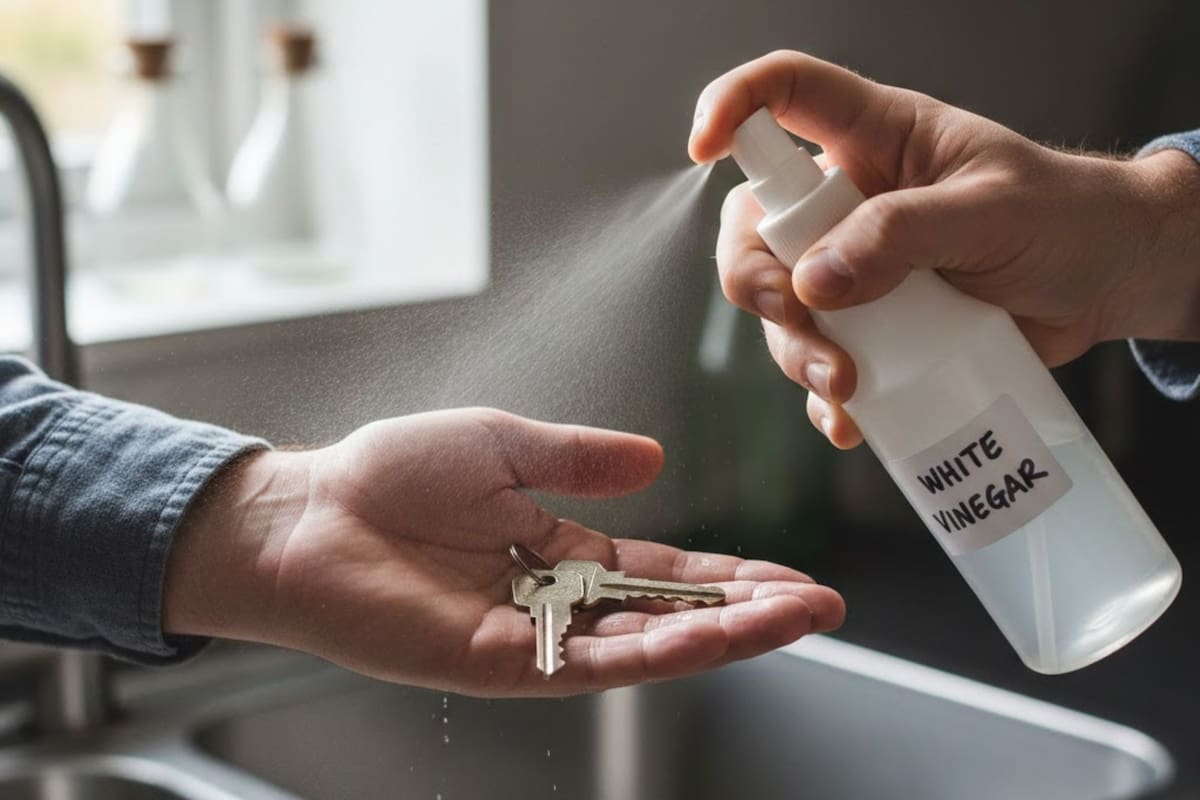 Por que é recomendado colocar vinagre branco nas chaves de casa? Por que é recomendado colocar vinagre branco nas chaves de casa?