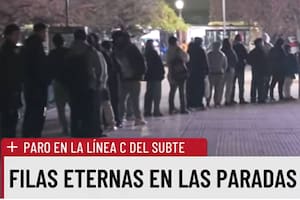 La línea C de subte no funciona por un paro y miles de usuarios buscan alternativas