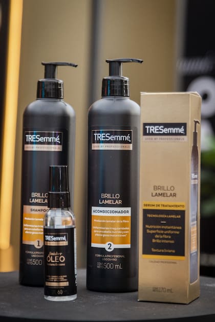 La línea completa Brillo Lamelar.