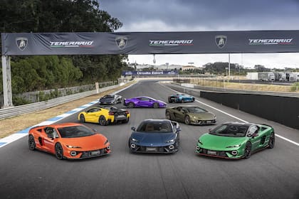 La línea Temerario de colores de Lamborghini