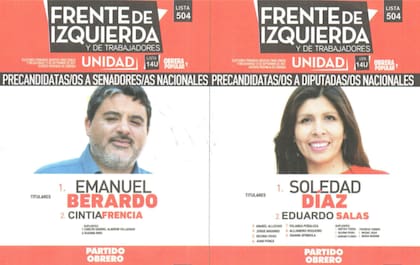 La lista 504 del Frente de Izquierda y de los Trabajadores Unidad competirá en internas en Córdoba.