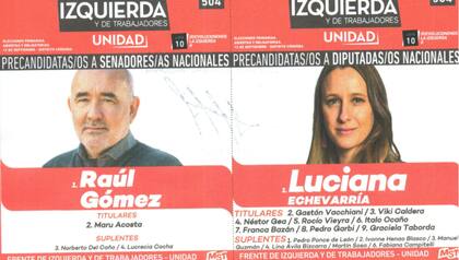 La lista 504 del Frente de Izquierda y de los Trabajadores Unidad competirá en internas en Córdoba.