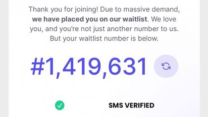 La lista de espera para acceder a "Truth Social" asciende a 1.419.631 personas.